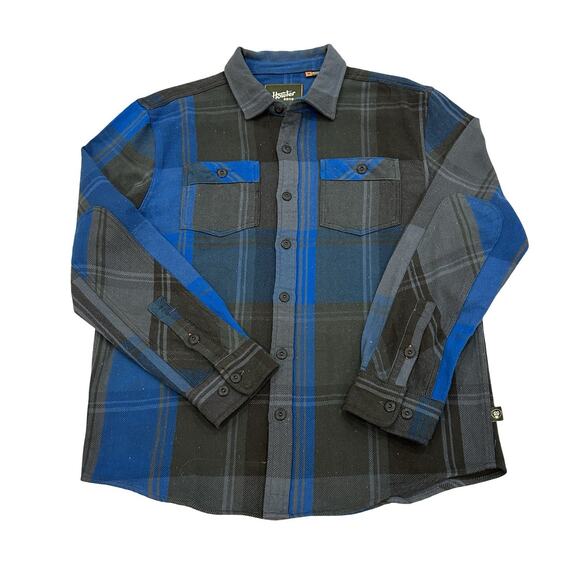 Howler Brothers Other - Howler Bros Rodanthe Blanket Shirt Size M Blue Plaid Woven Cotton Flannel